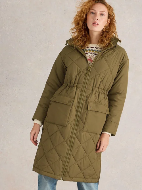 Manteau matelassé Lorena - Khaki Grn - 52/R Image 3
