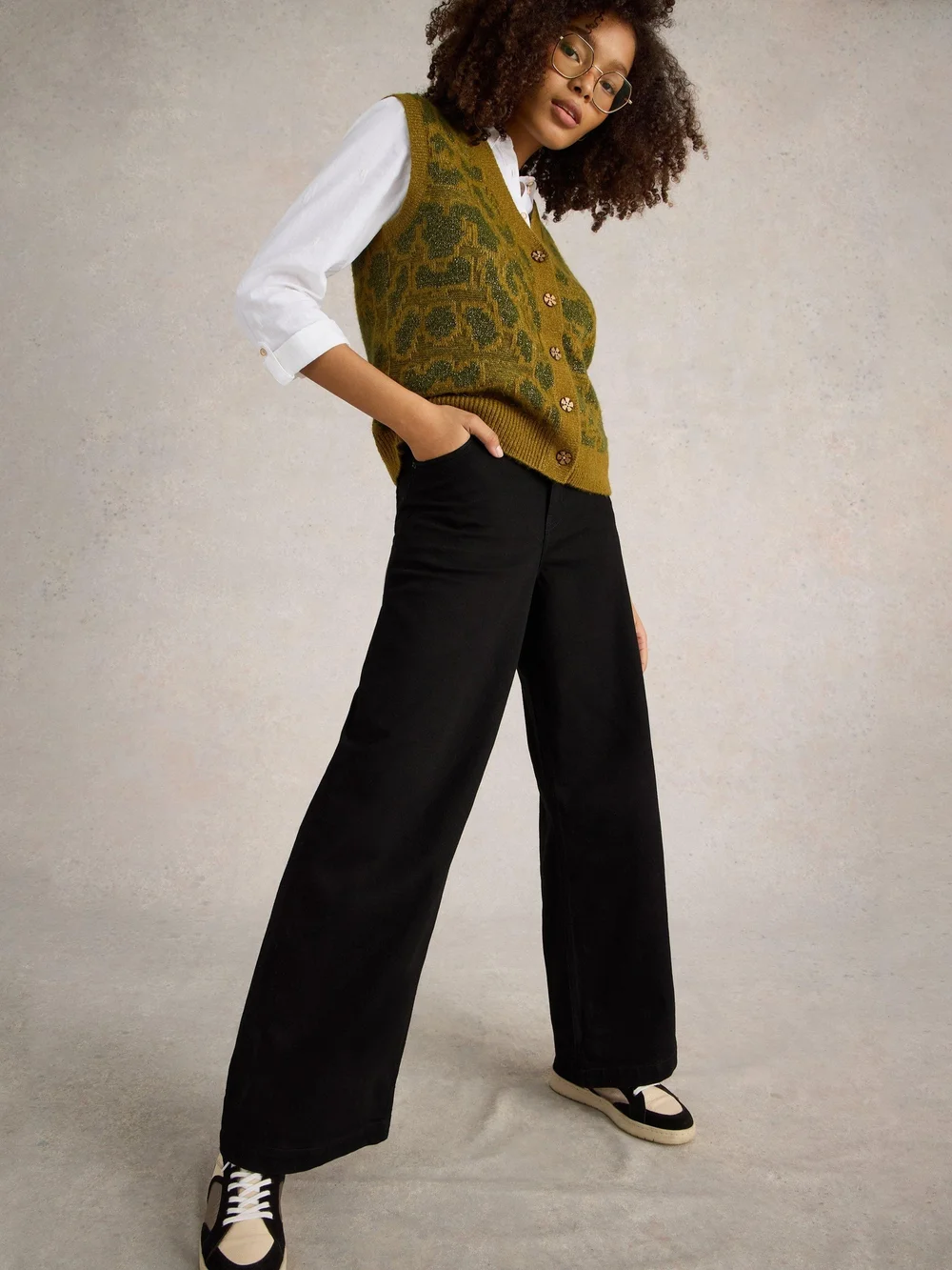 Jean Large Ayla - Blk Denim - 52/R Image 1