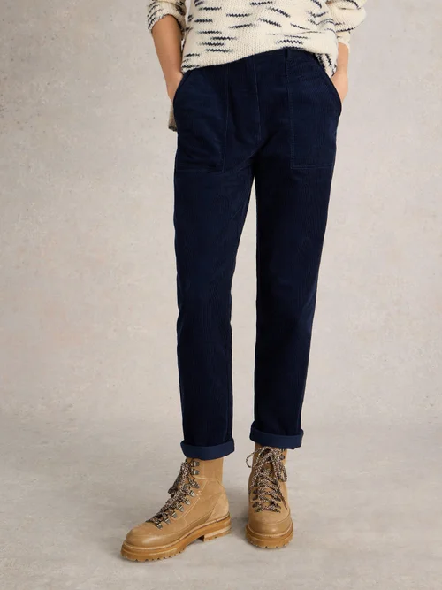 Pantalon En Velours Côtelé Twister - Dark Navy - 52 Image 3
