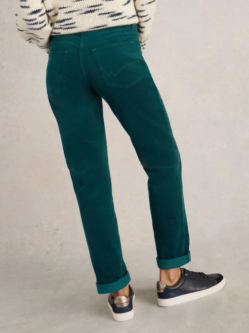 Pantalon Droit En Velours Côtelé Brooke - Dk Green - 52/R Image 4
