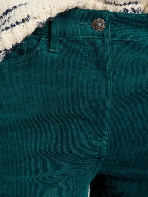 Pantalon Droit En Velours Côtelé Brooke - Dk Green - 52/R Image 3