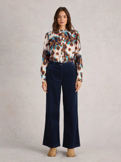 Pantalon large Belle Cord - Dark Navy - 52/R Image 2