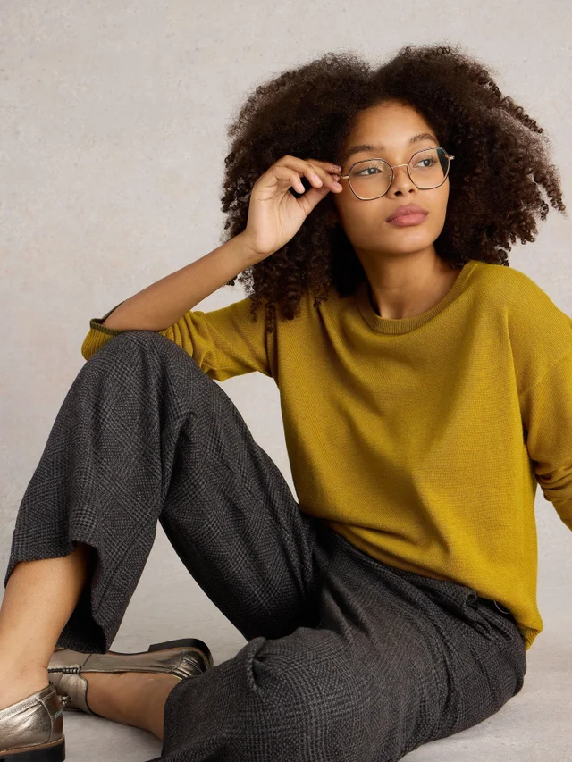 Pantalon large Una Tweedy