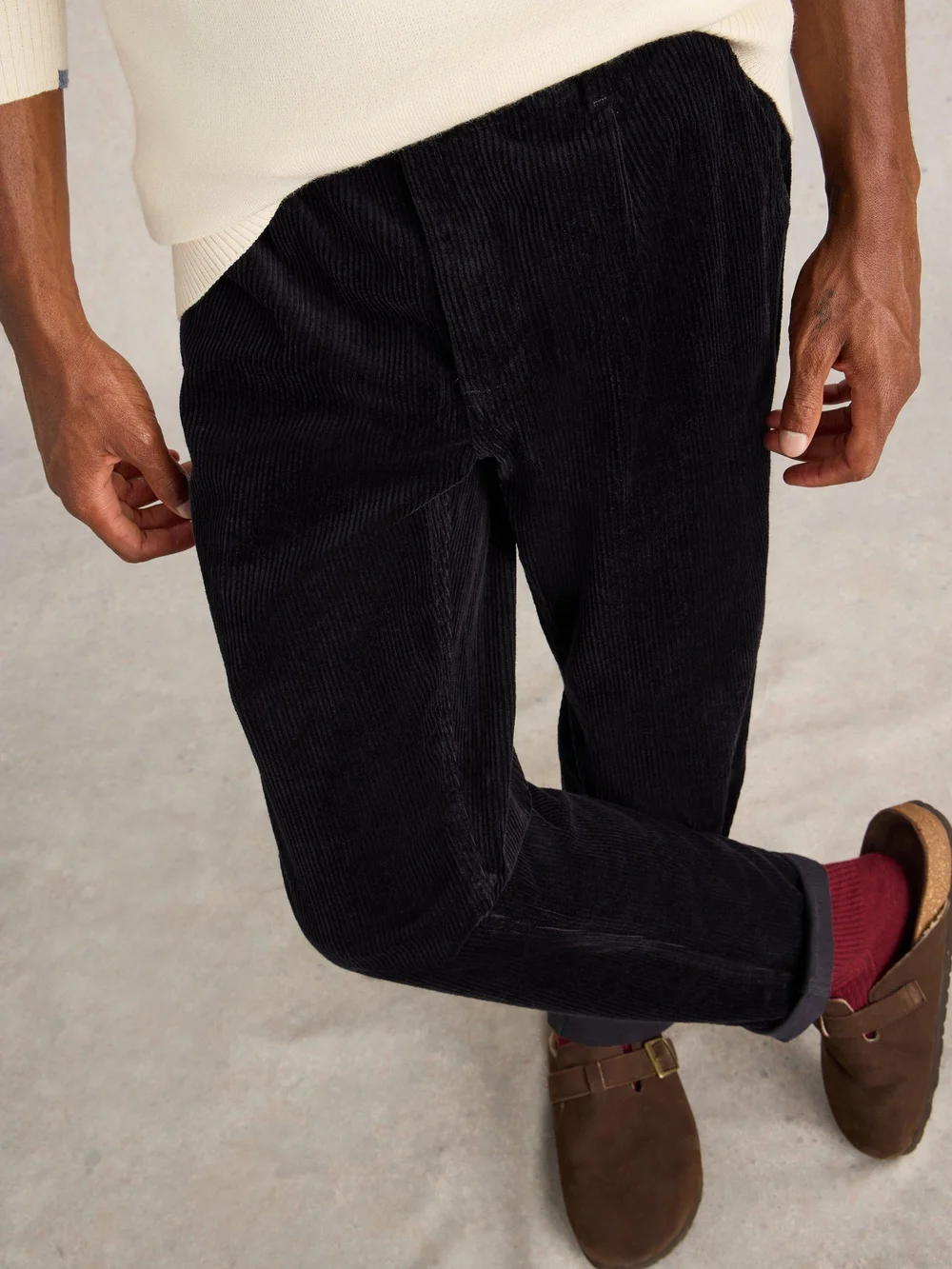 Pantalon en velours côtelé Kimber - Dark Navy - 40/R Image 1