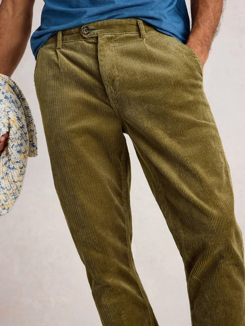 Pantalon en velours côtelé Kimber - Khaki Grn - 36/R Image 3