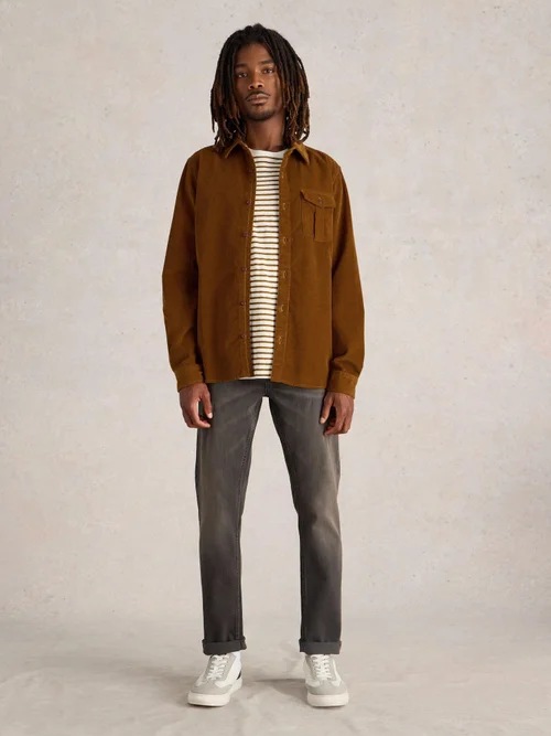 Chemise en velours Griffin - Mid Brown - XXXL Image 2