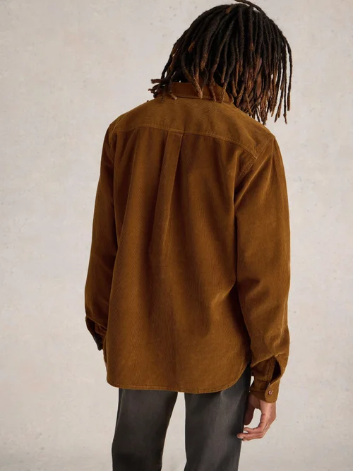 Chemise en velours Griffin - Mid Brown - XXXL Image 4