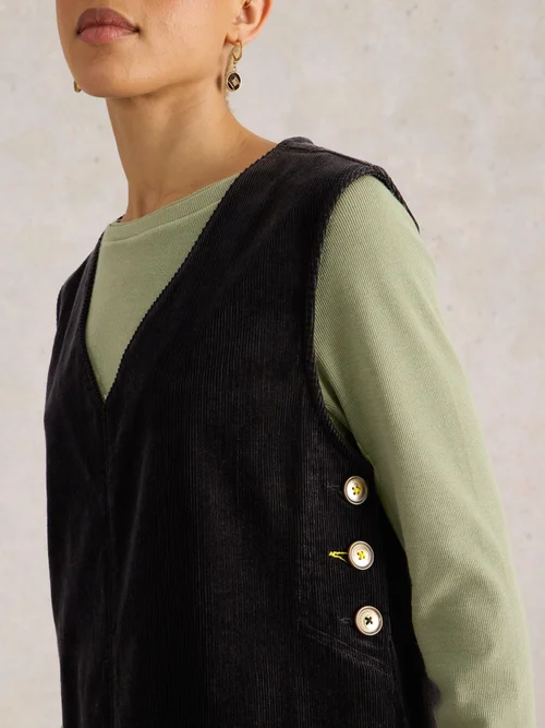 Tablier en corduroy érable - Pure Blk - 52 Image 3
