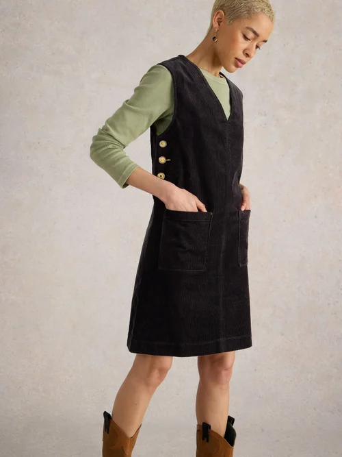 Tablier en corduroy érable - Pure Blk - 52 Image 1