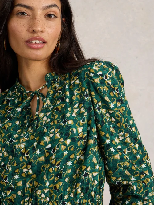 Robe longue Lotus - Green Pr - 52/R Image 3