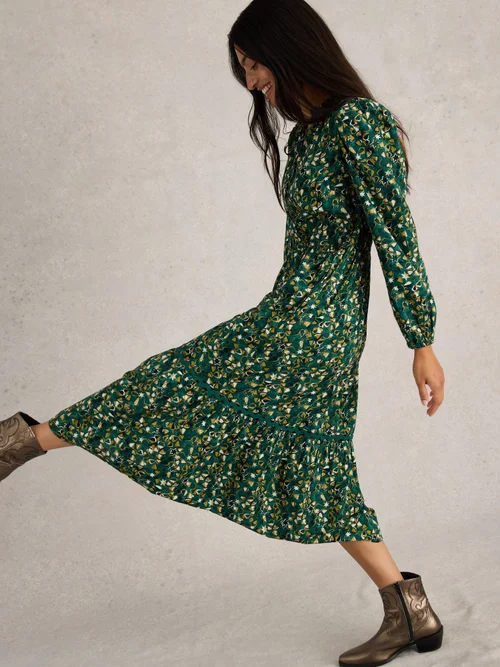 Robe longue Lotus - Green Pr - 52/R Image 1