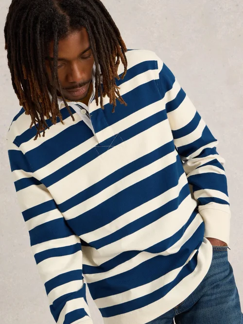 Chemise de rugby LS Stripe - Navy Multi - XXXL Image 3
