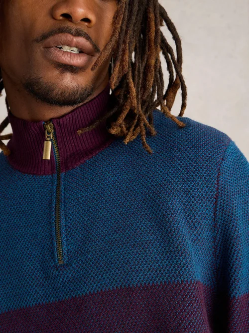 Col roulé Newport en mérinos jacquard - Plum Mlt - XXXL Image 3