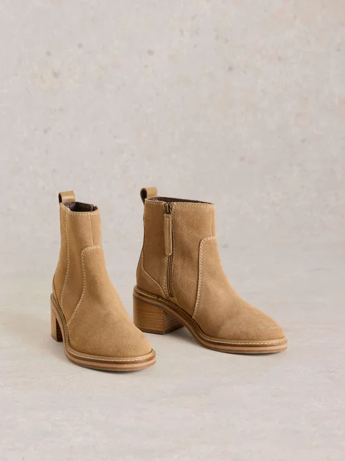 Bottes à talons carrés Cleo - Light Tan - 37 Image 3