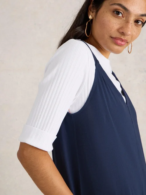 Combinaison En Jersey Selina - Dark Navy - 48 Image 3