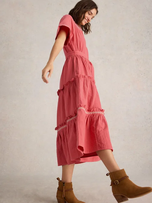 Robe double tissu Coralie - Pink Mlt - 52 Image 2