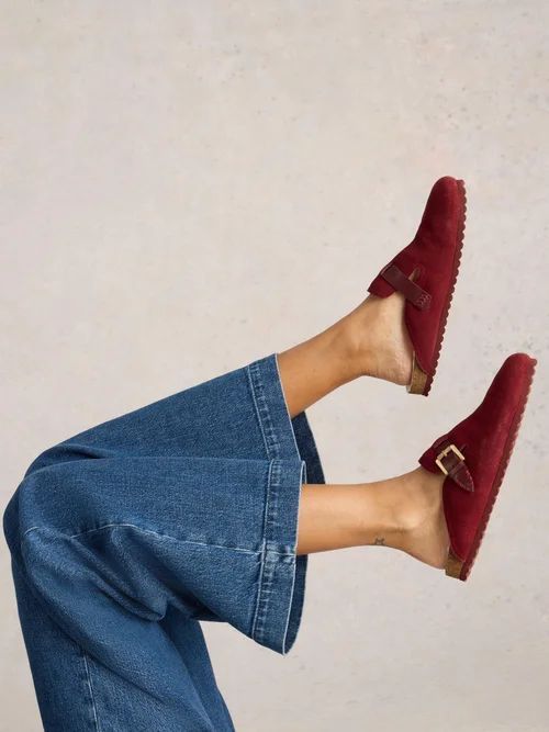 Mules en daim Myrtle - Deep Red - 41 Image 2