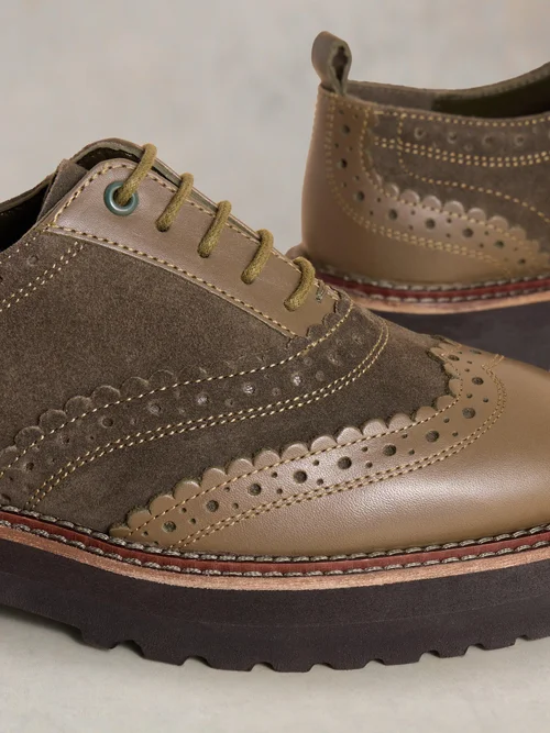 Bottines à lacets épaisses - Khaki Grn - 36 Image 3