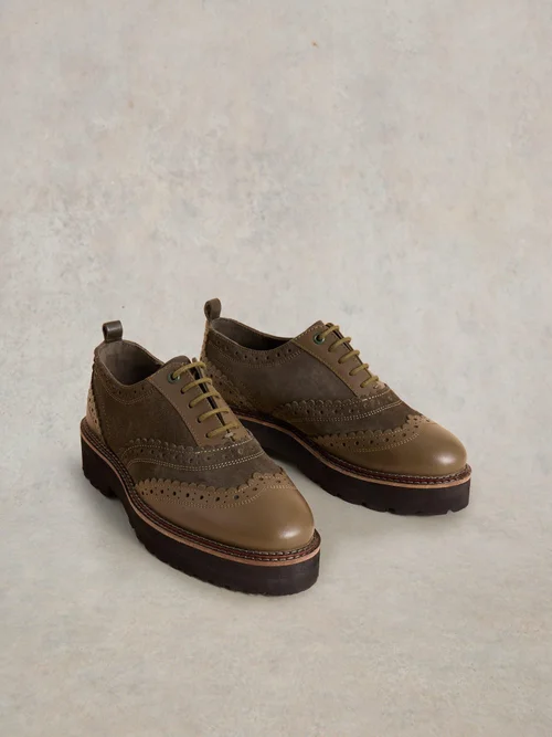 Bottines à lacets épaisses - Khaki Grn - 36 Image 2