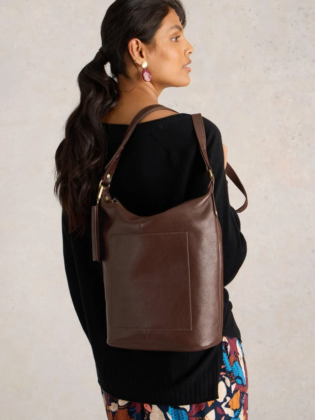 Sac À Bandoulière En Cuir Fern