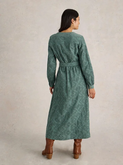 Robe en velours côtelé Florence - Dus Green - 52 Image 4