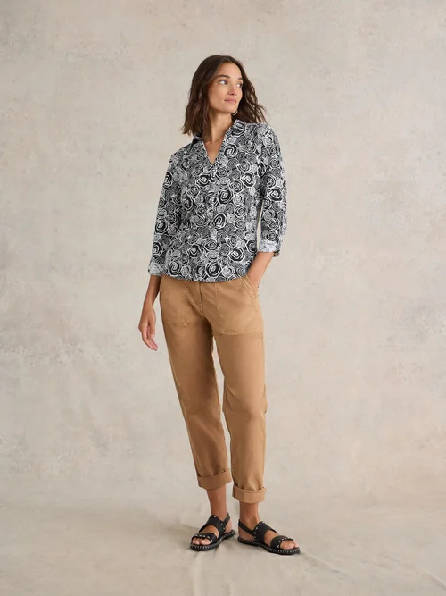 Chemise en jersey Annie - Blk Pr - 34 Image 2