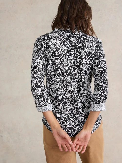 Chemise en jersey Annie - Blk Pr - 34 Image 4