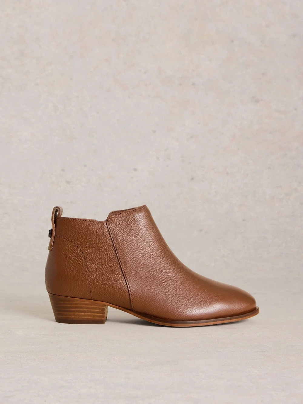 Bottines En Cuir Willow - Mid Tan - 41 Image 1