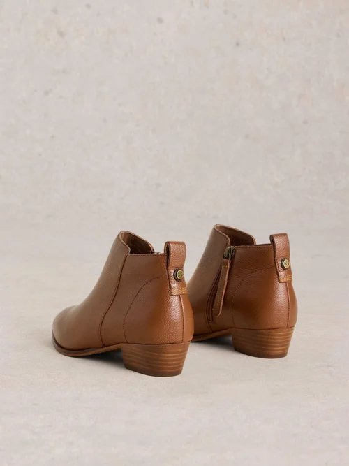 Bottines En Cuir Willow - Mid Tan - 41 Image 4