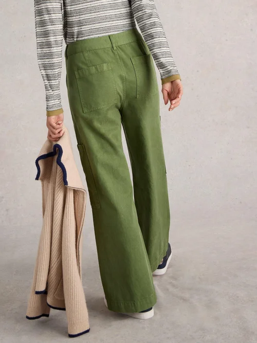 Pantalon cargo Cora - Dk Green - 52 Image 4