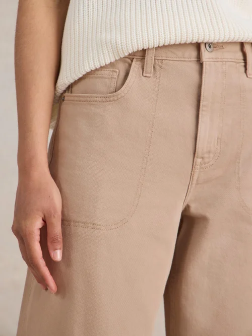 7/8-Jeans Tia mit weitem Bein - Dk Nat - 52/R Image 3