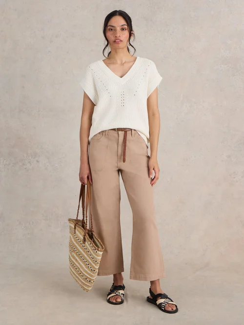 7/8-Jeans Tia mit weitem Bein - Dk Nat - 52/R Image 2