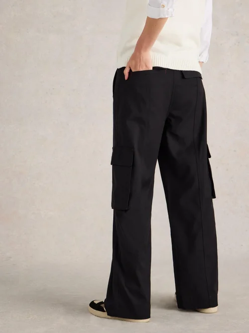Pantalon cargo large Fern - Pure Blk - 52 Image 4
