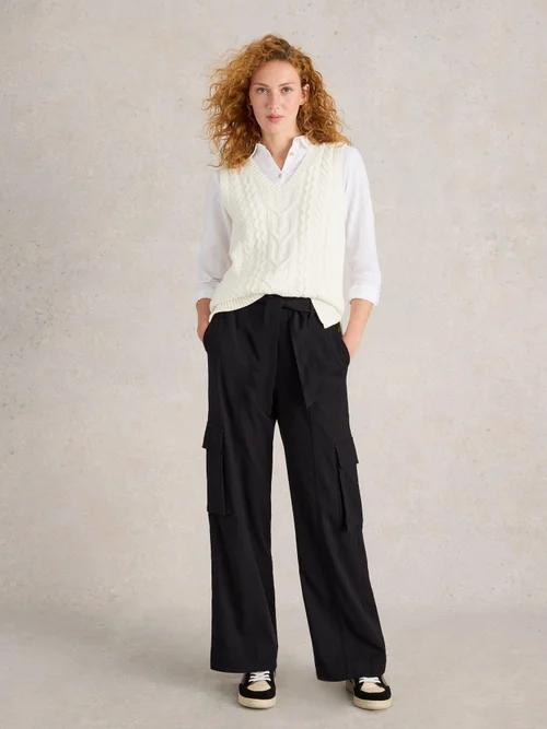 Pantalon cargo large Fern - Pure Blk - 36 Image 2