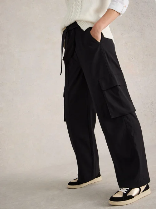 Pantalon cargo large Fern - Pure Blk - 36 Image 3