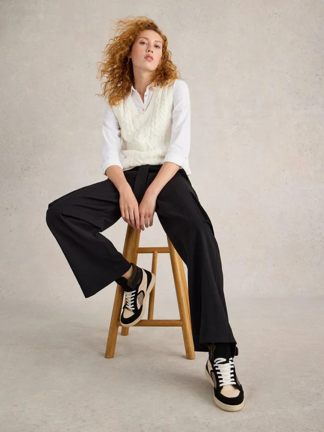 Pantalon cargo large Fern