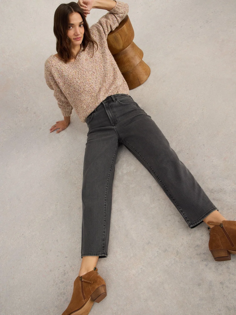 Jean Fuselé Tilly - Washed Blk - 52/R Image 1