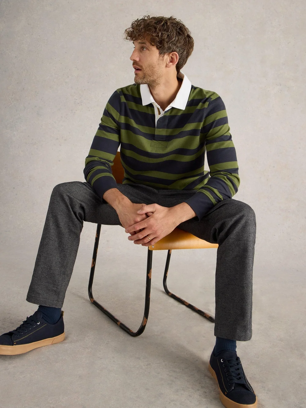 Pantalon texturé Sutton - Charc Grey - 40/R Image 1