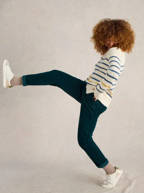 Pantalon en velours côtelé Twister - Dk Green - 52 Image 1