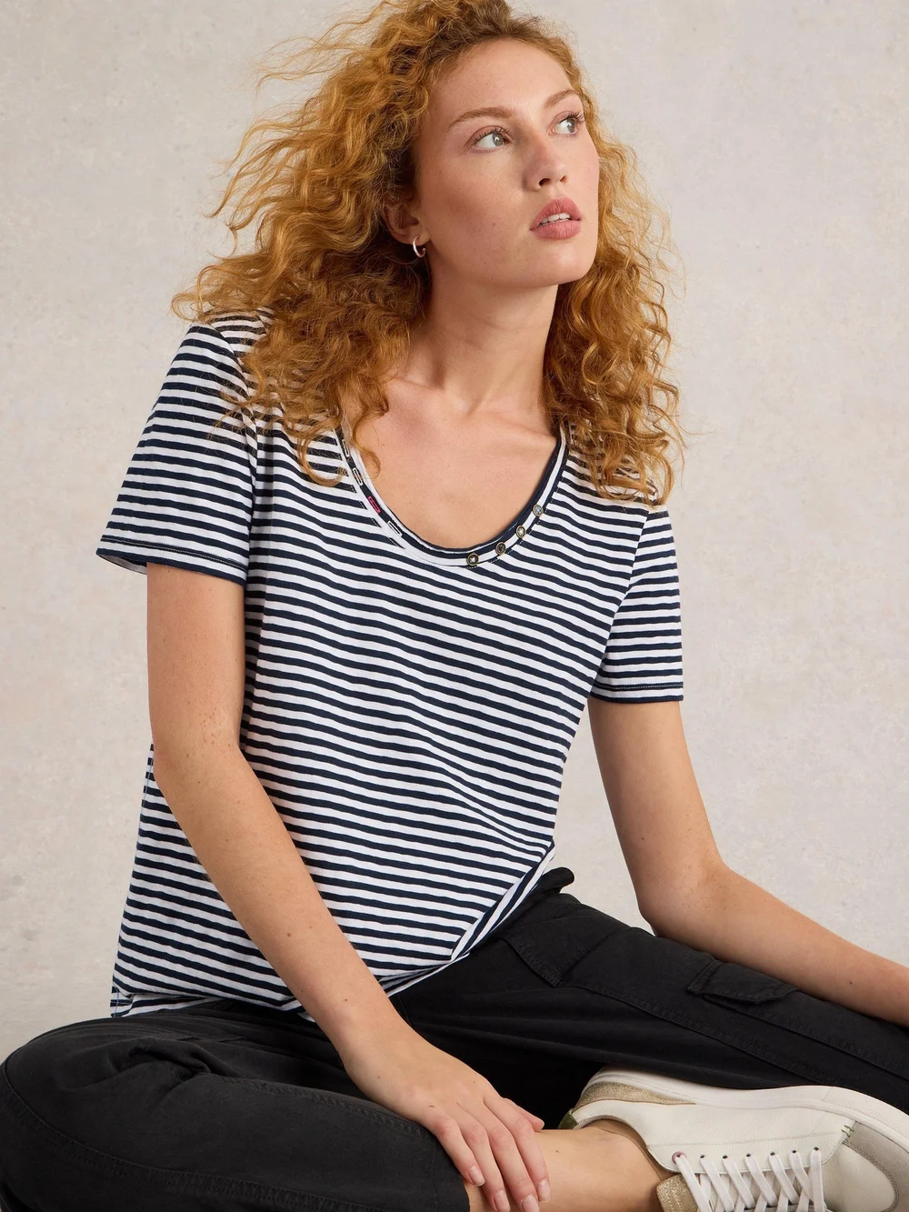 T-SHIRT NADIA - White Mlt - 52 Image 1