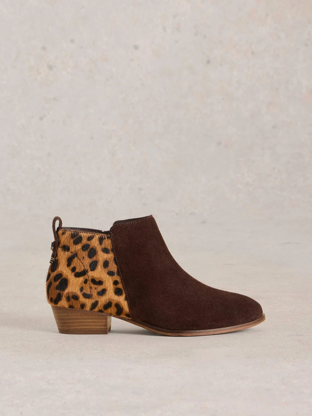 Bottines en daim à large coupe - Brown Mlt - 37 Image 1