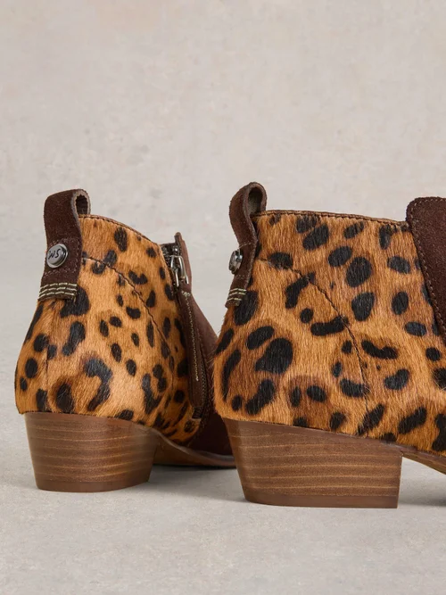 Bottines en daim à large coupe - Brown Mlt - 38 Image 3