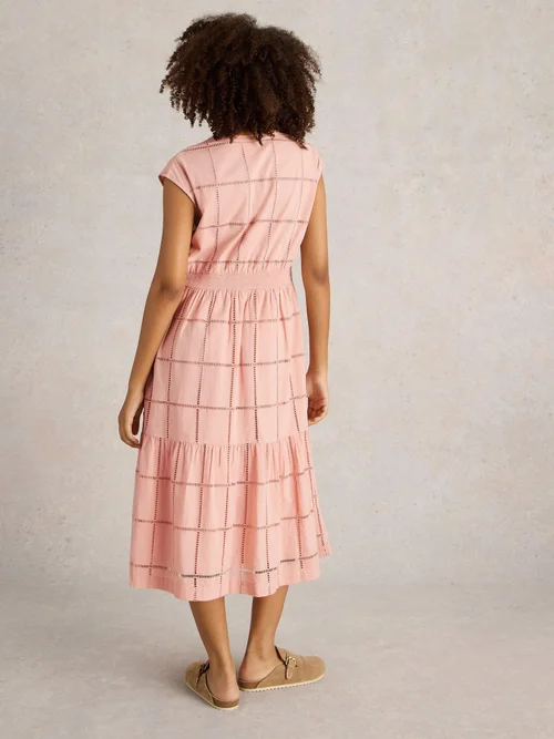 Robe Fleur Broderie - Dus Pink - 52 Image 4