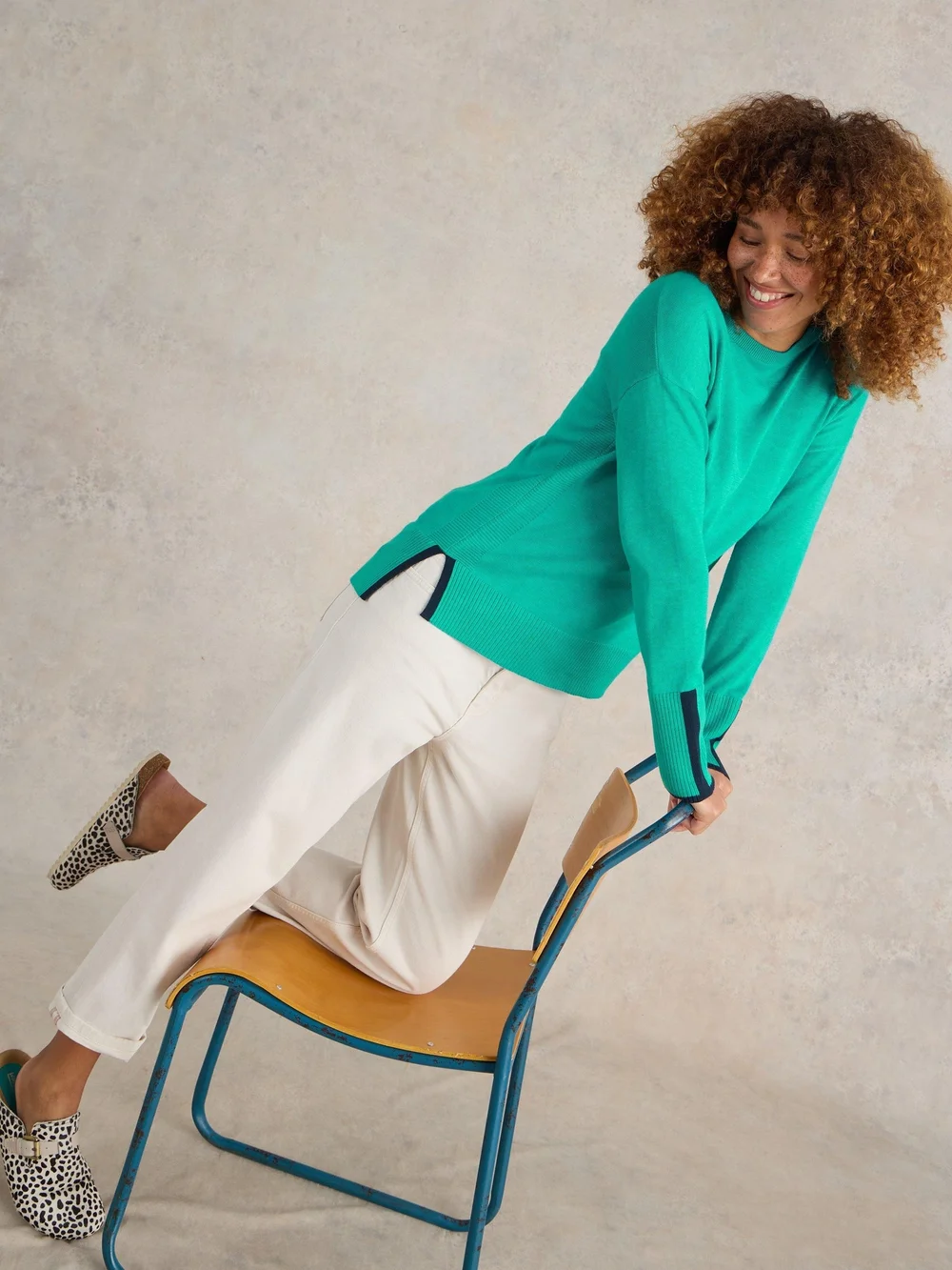 Pull Olive - Brt Teal - 52 Image 1