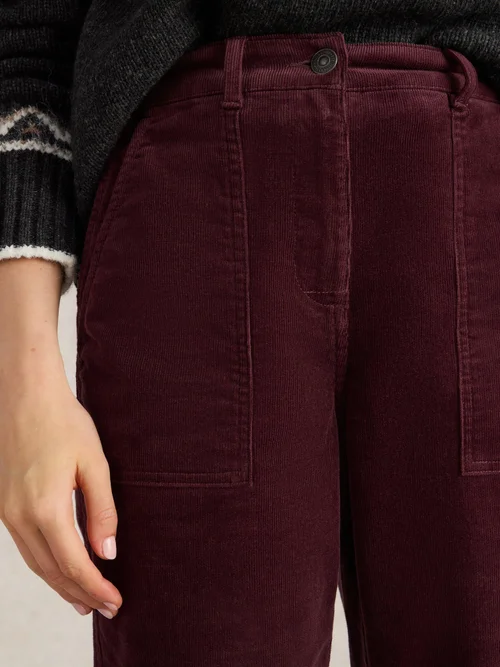 Pantalon en velours côtelé Twister - Mid Plum - 52 Image 3
