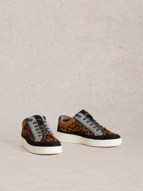 Baskets en cuir Della - Brown Mlt - 36 Image 3