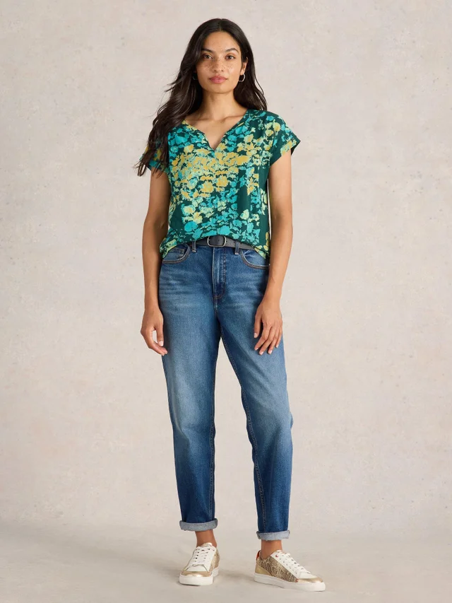 T-shirt à encolure en V NELLY