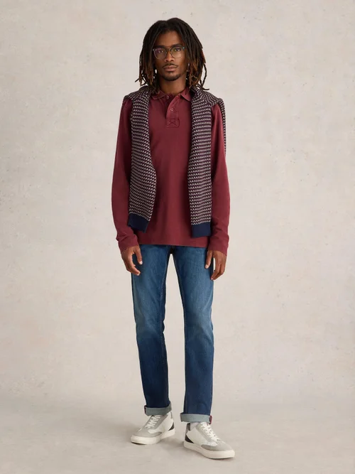 Polo utilitaire LS - Dk Plum - XXXL Image 2