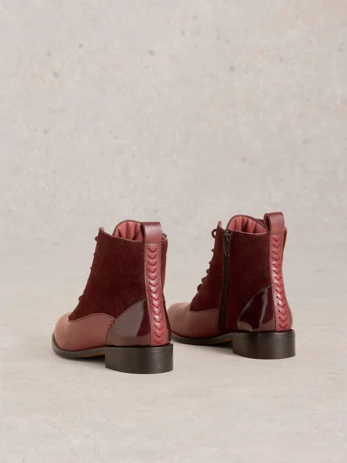 Bottines en cuir Margot - Deep Red - 41 Image 4