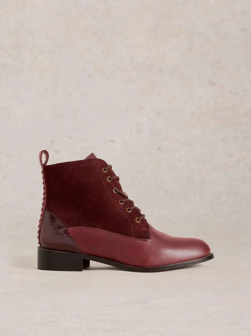Bottines en cuir Margot - Deep Red - 41 Image 1